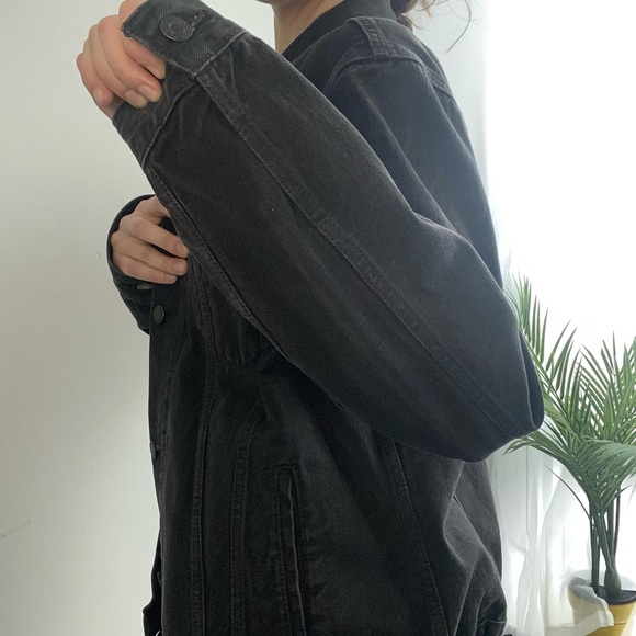 Black denim Levi’s jacket XL - Picture 5 of 10